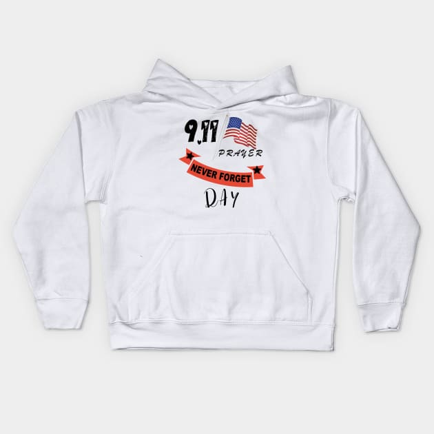 Patriot prayer 9.11 Kids Hoodie by NSRT